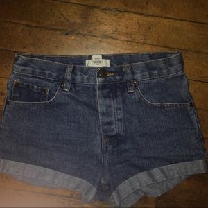 FOREVER 21 Mid-Rise Denim Shorts